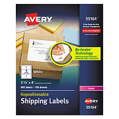 Avery 55164 Repositionable Labels