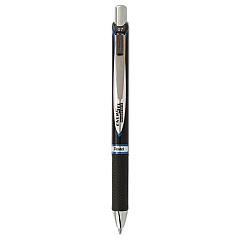 Pentel EnerGel PRO Permanent Ink Gel Pen, Retractable, Medium 0.7 mm, Blue Ink, Black Barrel (BLP77C)