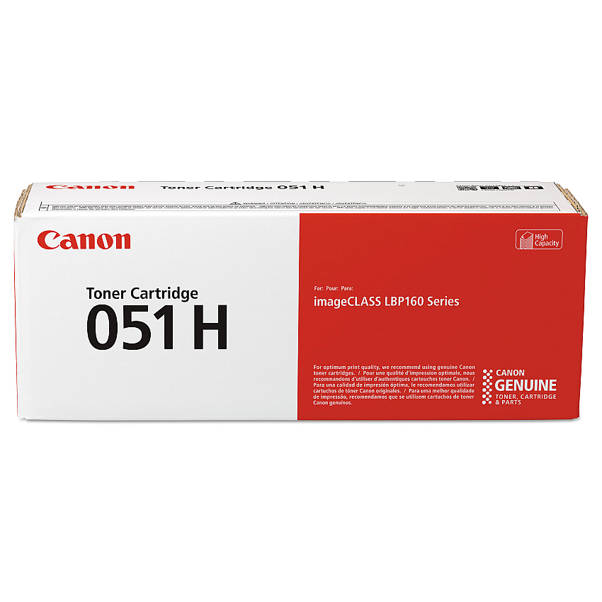 Canon 051H High Capacity Black Toner Cartridge (2169C001)