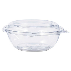 Dart Tamper-Resistant, Tamper-Evident Bowls with Dome Lid, 8 oz, 5.5" Diameter x 2.1"h, Clear, 240/Carton (CTR8BD)