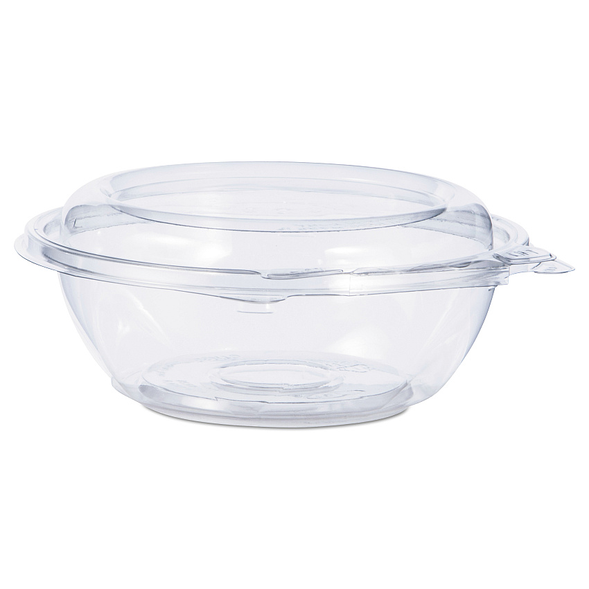 Dart Tamper-Resistant, Tamper-Evident Bowls with Dome Lid, 8 oz, 5.5" Diameter x 2.1"h, Clear, 240/Carton (CTR8BD)