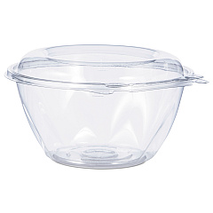 Dart Tamper-Resistant, Tamper-Evident Bowls with Dome Lid, 32 oz, 7" Diameter x 3.4"h, Clear, 150/Carton (CTR32BD)