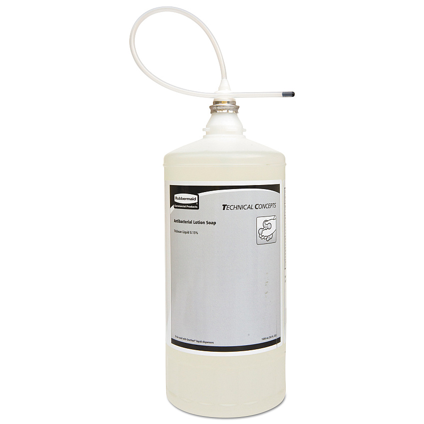 Rubbermaid Commercial One Shot Antibacterial Enriched Lotion Soap Refill, Floral, 800 mL, 4/Carton (2018582CT)