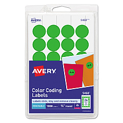 Avery 05468 Color Coding Labels