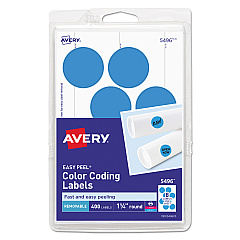 Avery 05496 Color Coding Labels