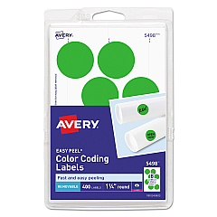 Avery 05498 Color Coding Labels
