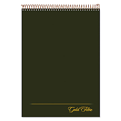 Ampad Gold Fibre Wirebound Project Notes Pad, Project-Management Format, Green Cover, 70 White 8.5 x 11.75 Sheets (20811)