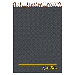 Ampad Gold Fibre Wirebound Project Notes Pad, Project-Management Format, Gray Cover, 70 White 8.5 x 11.75 Sheets (20813)