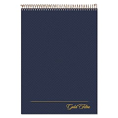 Ampad Gold Fibre Wirebound Project Notes Pad, Project-Management Format, Navy Cover, 70 White 8.5 x 11.75 Sheets (20815)