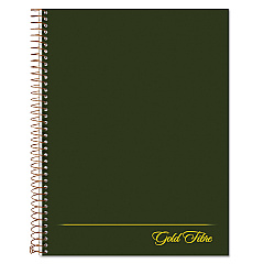 Ampad Gold Fibre Wirebound Project Notes Book, 1 Subject, Project-Management Format, Green Cover, 9.5 x 7.25, 84 Sheets (20816)