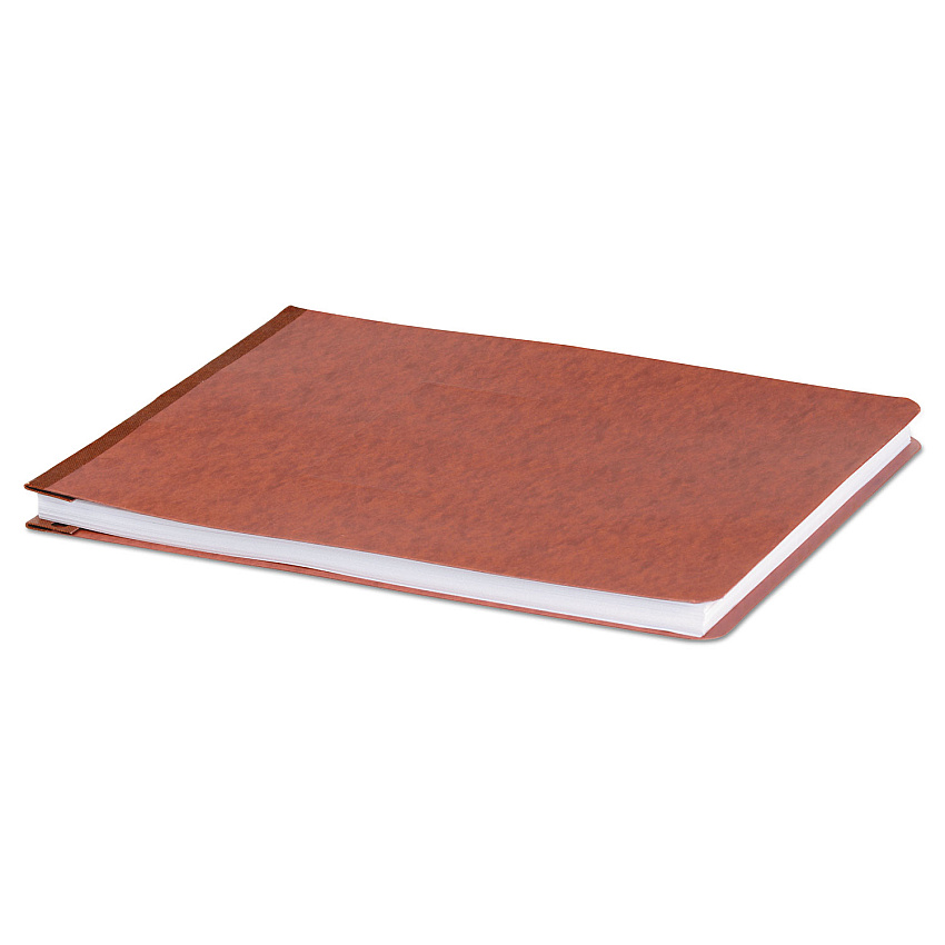 ACCO Pressboard Report Cover with Tyvek Reinforced Hinge, Two-Piece Prong Fastener, 2" Capacity, 8.5 x 11, Red/Red (17928)