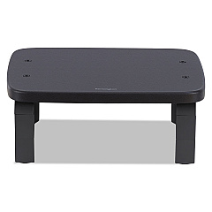 Kensington SmartFit Monitor Stands, 12.25" x 2.25" x 1.75" to 4.75", Black, Supports 40 lbs (52785)