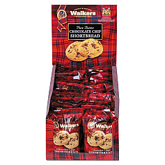 Walkers Shortbread Cookies, Chocolate Chip Shortbread, 2.2 oz Box (W1537D)