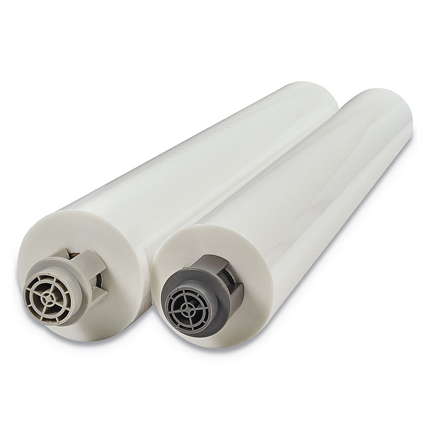GBC EZload Roll Film, Nap I, 1.5 mil, 25" x 500 ft, Gloss Clear, 2/Box (3000004EZ)