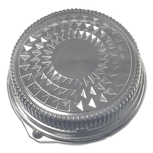 Durable Packaging Dome Lids for 16" Cater Trays, 16" Diameter x 2.5"h, Clear, 50/Carton (16DL)