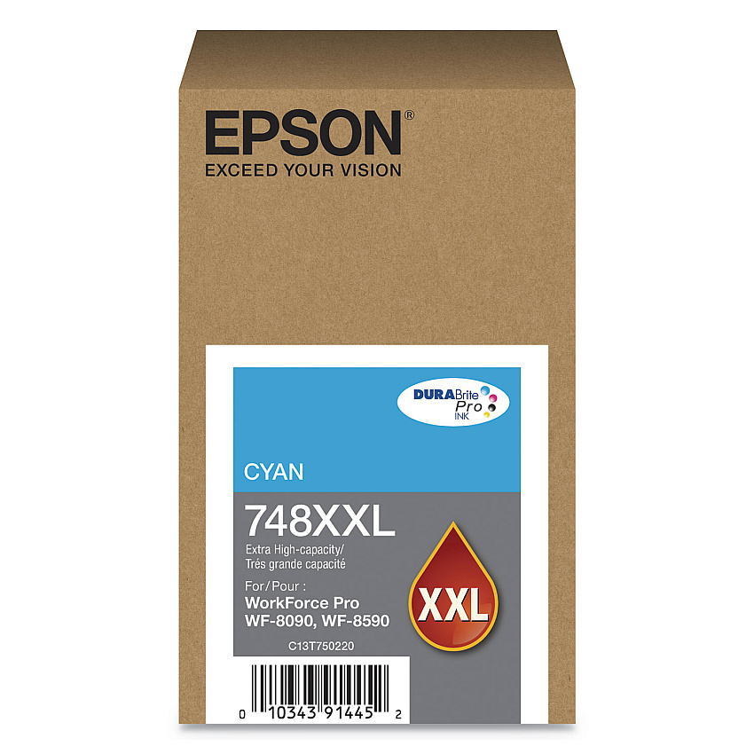 Epson T748XXL220 Cyan Ink Cartridge