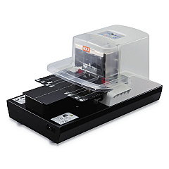 MAX EH-110F Professional Heavy Duty Flat Clinch Stapler, 100-Sheet Capacity, Gray