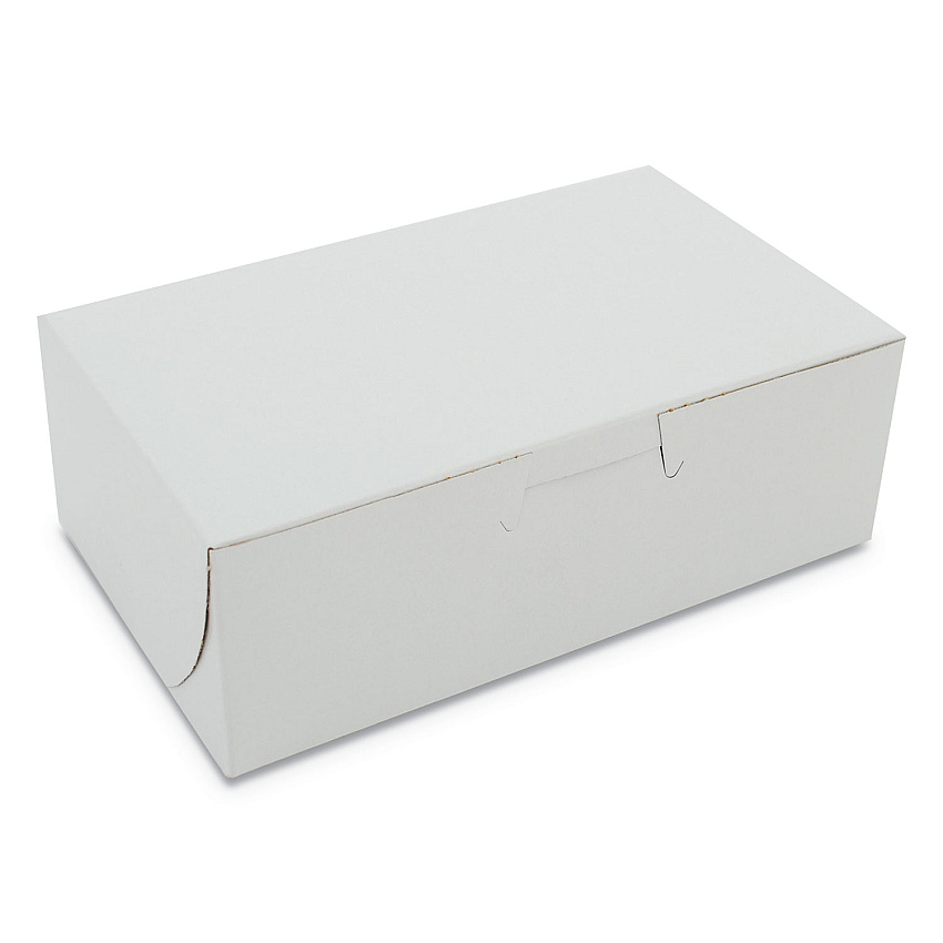 SCT Bakery Boxes, 6.25 x 3.75 x 2.13, White, 250/Bundle (0911)