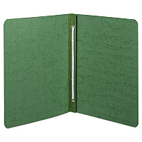 ACCO PRESSTEX Report Cover with Tyvek Reinforced Hinge, Side Bound, 2-Piece Prong Fastener, 8.5 x 11, 3" Capacity, Dark Green (25076)