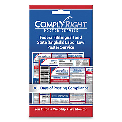 ComplyRight Labor Law Poster Service, "State Labor Law", 4 x 7 (098434)