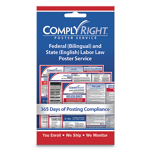 ComplyRight Labor Law Poster Service, "State Labor Law", 4 x 7 (098434)