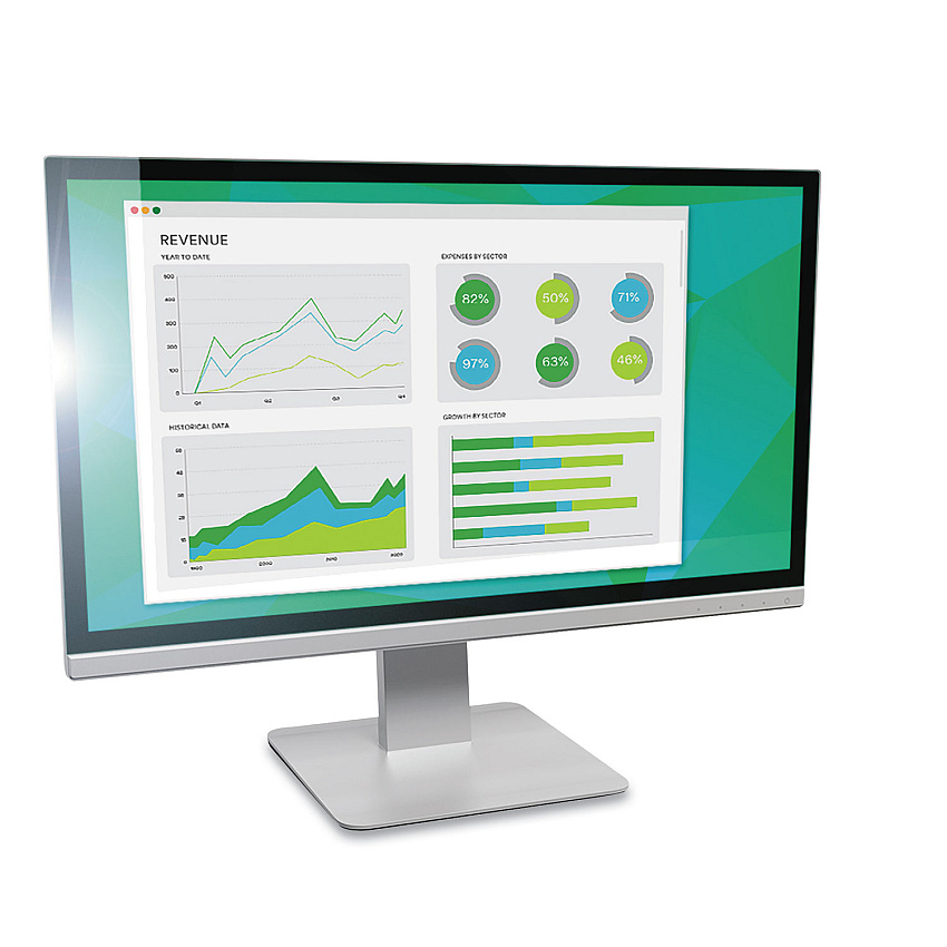 3M Antiglare Frameless Filter for 23.8" Widescreen Monitor, 16:9 Aspect Ratio (AG238W9B)