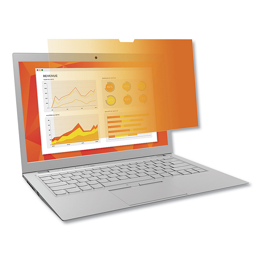 3M Touch Compatible Gold Privacy Filter for 13.3" Widescreen Laptop, 16:9 Aspect Ratio (GF133W9E)