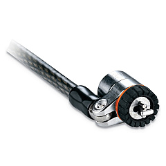 Kensington MicroSaver Keyed Ultra Laptop Lock, 6ft Steel Cable, Two Keys (67723)
