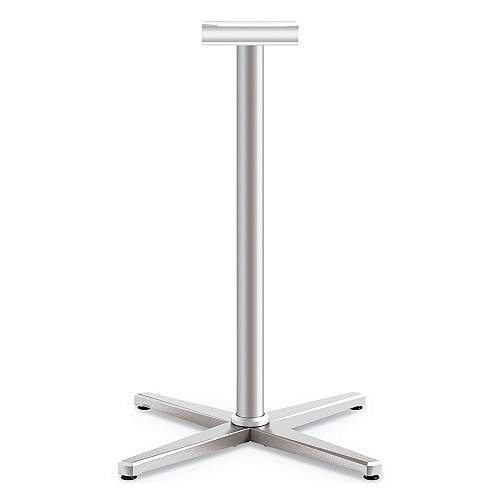 HON Arrange X-Leg Base for 42-48" Tops, 32w x 32d x 40h, Silver (CT42LXPR8)