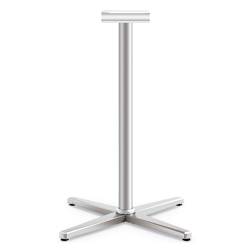 HON Arrange X-Leg Base for 42-48" Tops, 32w x 32d x 40h, Silver (CT42LXPR8)
