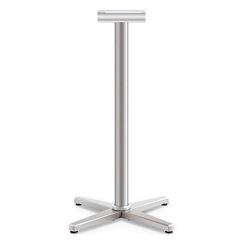HON Arrange X-Leg Base for 30-36" Tops, 25.59w x 25.59d x 40h, Silver (CT42MXPR8)