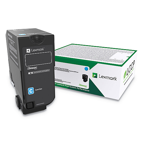 Lexmark 74C0HCG Cyan Toner Cartridge for US Government