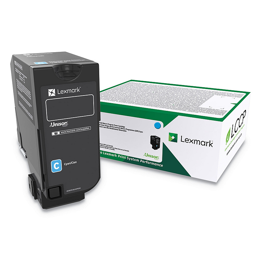 Lexmark 74C0HCG Cyan Toner Cartridge for US Government