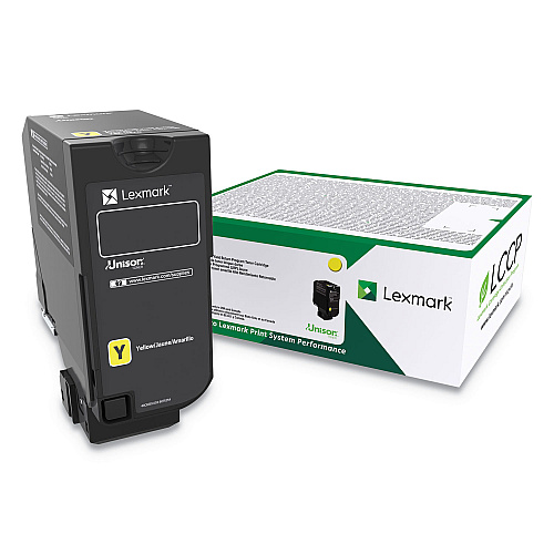 Lexmark 74C0HYG Yellow Toner Cartridge for US Government