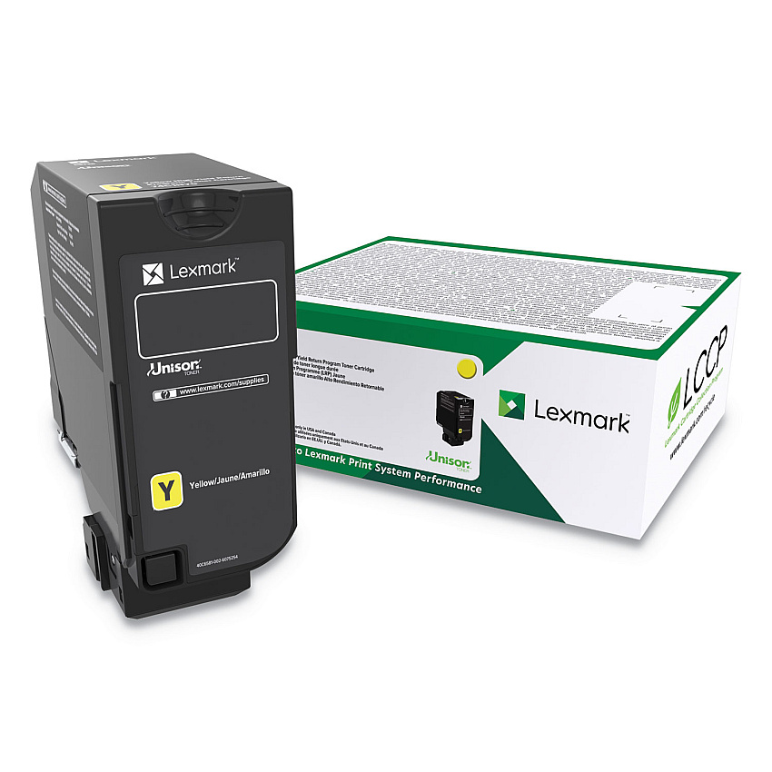 Lexmark 74C0HYG Yellow Toner Cartridge for US Government