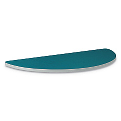 HON Build Half Round Shape Table Top, 60w x 30d, Blue Agave (SH3060ENBA1K)