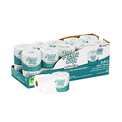 Georgia Pacific Professional Angel Soft ps Premium Bathroom Tissue, Septic Safe, 2-Ply, White, 450 Sheets/Roll, 20 Rolls/Carton (16620)