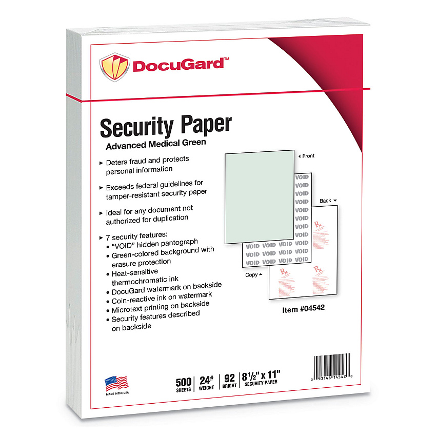 DocuGard 04542 Medical Security Papers