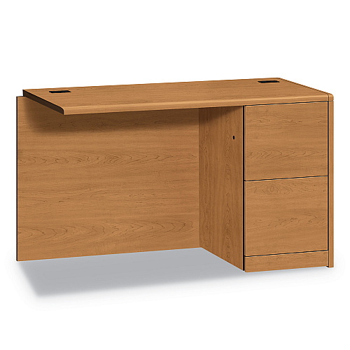 HON 10700 Series Full Right Pedestal Return, 48w x 24d x 29 1/2h, Harvest (10711RCC)