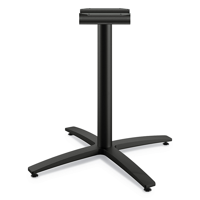HON Between Seated-Height X-Base for 30" to 36" Table Tops, 26.18w x 29.57h, Black (BTX30SCBK)