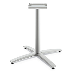 HON Between Seated-Height X-Base for 30"-36" Table Tops, Silver (BTX30SPR8)