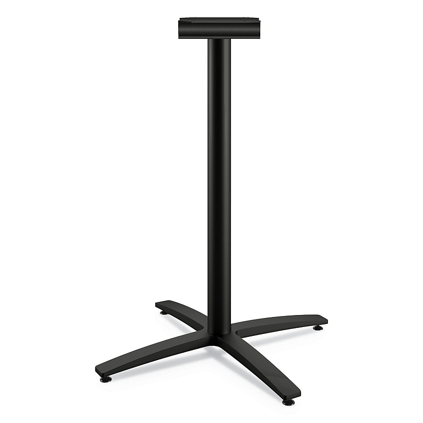 HON Between Standing-Height X-Base for 30" to 36" Table Tops, 26.18w x 41.12h, Black (BTX42SCBK)