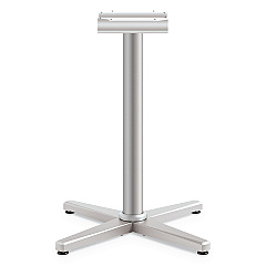 HON Arrange X-Leg Base for 30-36" Tops, 25.59w x 27.88h, Silver (CT29MXPR8)