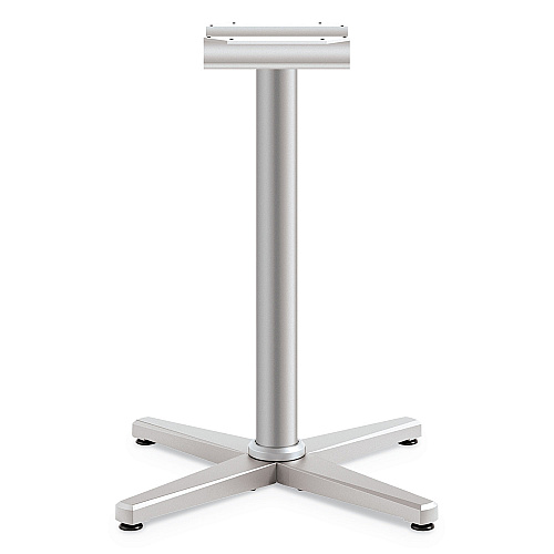 HON Arrange X-Leg Base for 30-36" Tops, 25.59w x 27.88h, Silver (CT29MXPR8)
