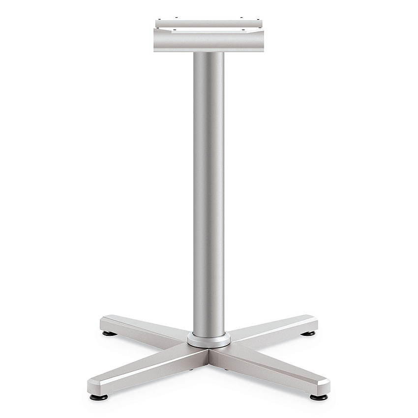 HON Arrange X-Leg Base for 30-36" Tops, 25.59w x 27.88h, Silver (CT29MXPR8)
