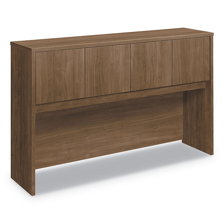 HON Foundation Hutch with Doors, Compartment, 60w x 14.63d x 37.13h, Pinnacle (LM60HUTPNC)
