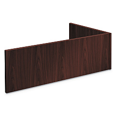 HON Foundation Reception Station - For Returns, 42 1/4w x 24d x 13h, Mahogany (LMRECPRETN)