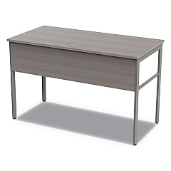 Linea Italia Urban Series Desk Workstation, 47.25" x 23.75" x 29.5", Ash (UR600ASH)