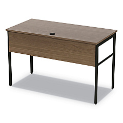 Linea Italia Urban Series Desk Workstation, 47.25" x 23.75" x 29.5", Natural Walnut (UR600NW)