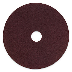 Scotch-Brite Surface Preparation Pad Plus, 17" Diameter, Maroon, 5/Carton (SPPP17)